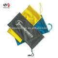 Customized size 9*18cm factory microfiber drawstring pouch